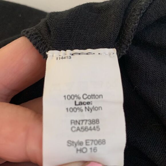 C. Crew Black Short Sleeve Tee Shirt Size S - Picture 7 of 9